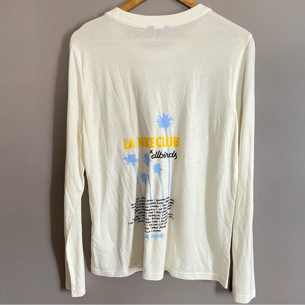 NWT Allbirds Sea Long Sleeve Tee Size Large - Picture 2 of 6